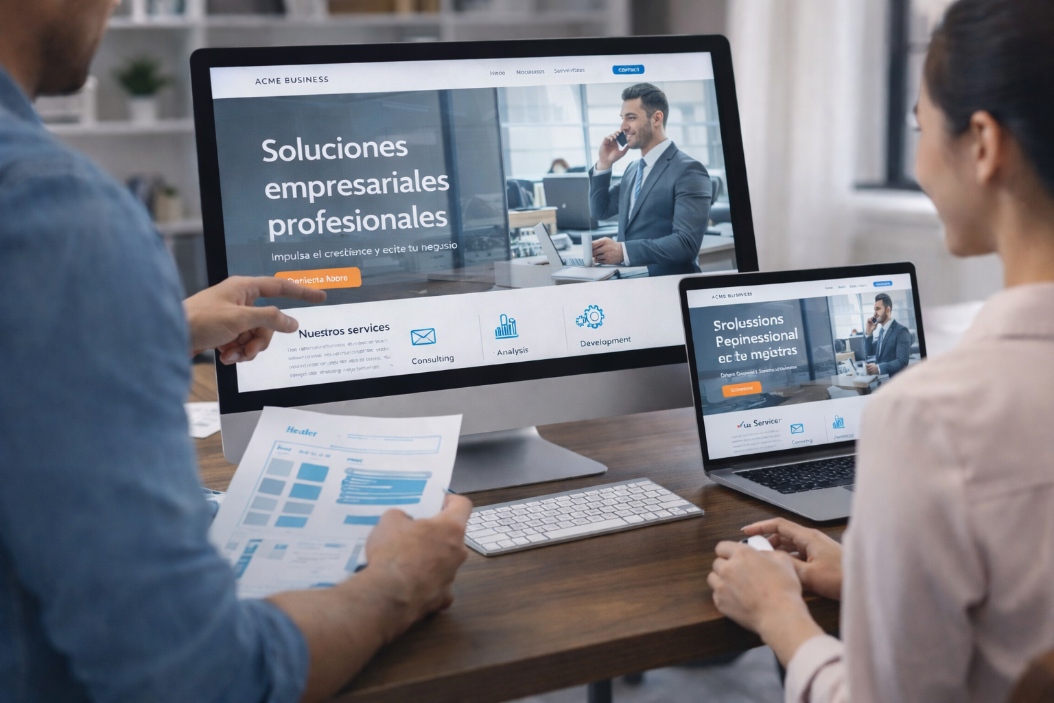 Sitios web empresariales